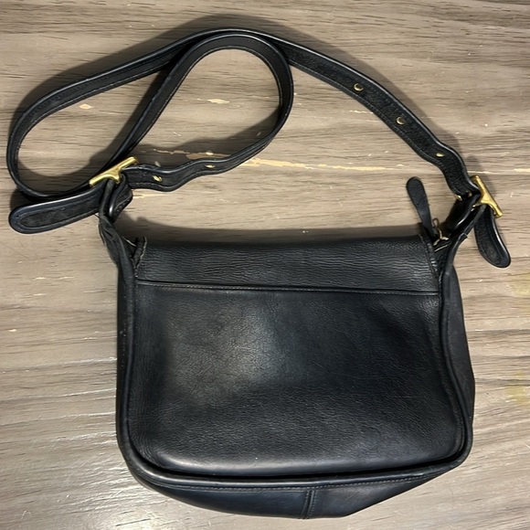 COACH 9951 CLASSIC BLACK SHOULDER SADDLE BAG CROSSBODY - Picture 10 of 17